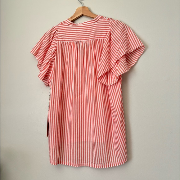 Trovata Coral Beachy Cotton Tassel Top - Picture 3 of 9